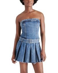 Steve Madden - Rowe Denim Mini Dress - Lyst