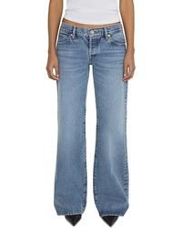 FRAME - The Pixie Low Rise Bootcut Jeans - Lyst