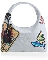 Marc Jacobs - The Camp Patchwork Denim Sack Shoulder Bag - Lyst