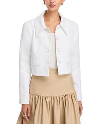 Carolina Herrera - Cropped Collared Jacket - Lyst