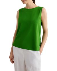 Hobbs - Fern Button Back Top - Lyst