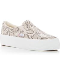 superga metallic snake