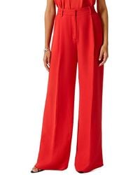 Argent - Single Pleat Trousers - Lyst