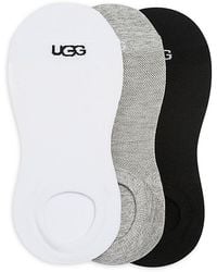 UGG - Stela No Show Socks, Pack Of 3 - Lyst