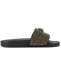 Kurt Geiger - Meena Eagle Slide Sandals - Lyst