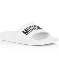 moschino sliders womens