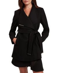 Ted Baker - Rosess Wool Blend Wrap Coat - Lyst