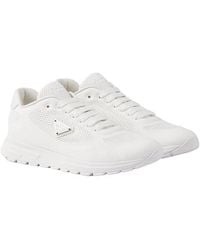 Prada - Prax 2.0 Fabric And Mesh Sneakers - Lyst