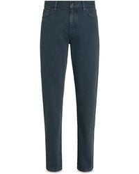 ZEGNA - Roccia Slim Fit Stone Washed Jeans - Lyst