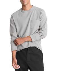 Vince - Long Sleeve Crewneck Pocket Tee - Lyst