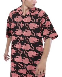 Kardo - Yusuke Half Sleeve Button Front Camp Shirt - Lyst