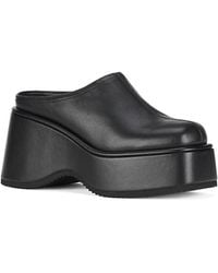 Jeffrey Campbell - Waveform Leather Platform Mules - Lyst