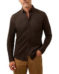 Faherty - Coastline Knit Plaid Button Down Shirt - Lyst