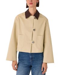 Whistles - Cord Collar Worker Jacket - Lyst
