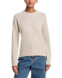 Aqua - 100% Cashmere Crewneck Sweater - Lyst