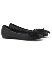 Lanvin - The Bow Ballerina Flat - Lyst
