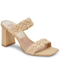Dolce Vita Synthetic Paily Braided Double Strap High Heel Sandals in ...