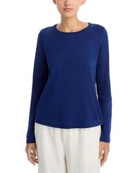 Eileen Fisher - Jersey Knit Tee - Lyst