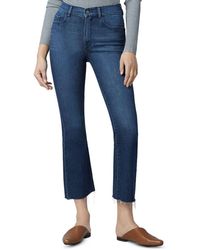 DL1961 Bridget Crop Kick Flare Jeans In Eco Dark Raw - Blue