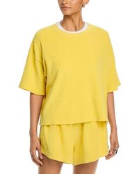 The Great - The Micro Terry Track Crew Top - Lyst