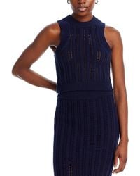 A.L.C. - A. L.C. Jade Open Knit Sleeveless Top - Lyst