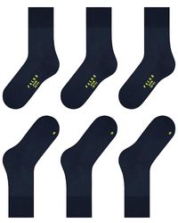 FALKE - Run Crew Socks, Pack Of 3 - Lyst