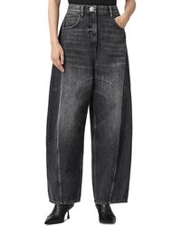 AllSaints - Carter High Rise Barrel Leg Jeans - Lyst