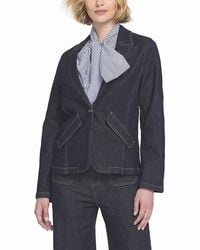 Elle Collection - Elle Denim Blazer - Lyst