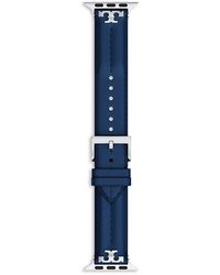 Tory Burch - Kira Leather Band For Apple Watch, 38/40/41/42Mm And 42/44/45/46/49Mm - Lyst