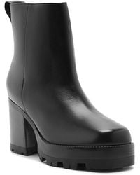 SCHUTZ SHOES - Leather Platform Boots - Lyst