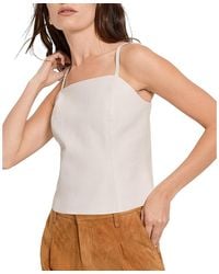 AS by DF - Penny Recycled Leather Cami Top - Lyst