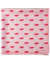 Prada - Printed Silk Twill Scarf, 90 X 90 Cm - Lyst