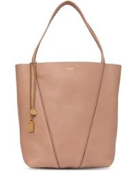 Chloé - Spin Medium Leather Tote - Lyst