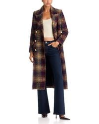 L'Agence - Kolina Wool Blend Belted Long Coat - Lyst