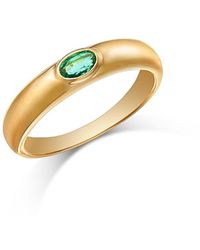 Bloomingdale's Fine Collection - Emerald Bezel Ring - Lyst