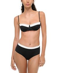 STAUD - Jo Balconette Bikini Top - Lyst
