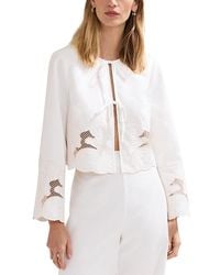 Phase Eight - Svea Broderie Jacket - Lyst
