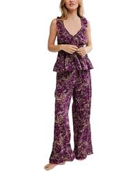 Free People - Tangled Lights Printed Pajama Set - Lyst
