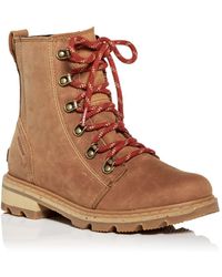 women's ainsley round toe leather hiking boots