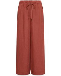 Marella - Linen Drawstring Pants - Lyst
