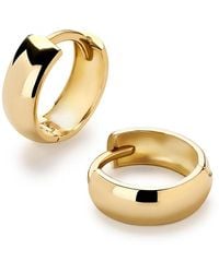 Ana Luisa - Solid Bold Huggie Hoops Earrings - Lyst