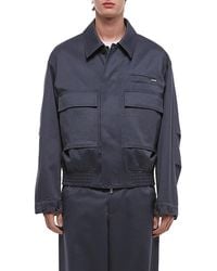 Helmut Lang - Shirt Bomber Chino Jacket - Lyst