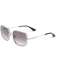 McQueen - Square Sunglasses, 55Mm - Lyst