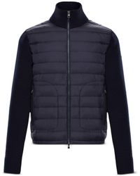 boss casil mixed media duffle coat