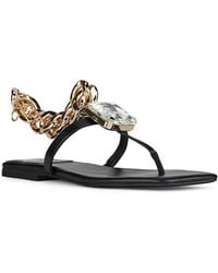 Jeffrey Campbell - Ring-On-It Embellished Thong Sandals - Lyst