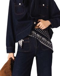 Maje - Reversible Triangle Scarf - Lyst