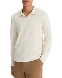 Vince - Milano Open Collar Polo - Lyst