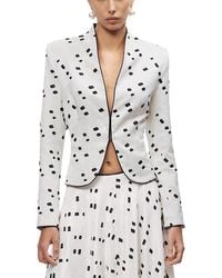 Nocturne - Printed Tailored Jacket - Lyst