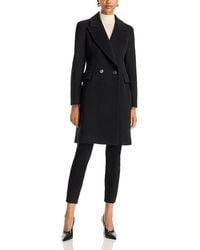 Fleurette - Isla Button Front Wool Coat - Lyst