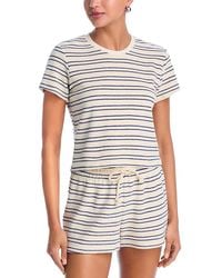 PERFECTWHITETEE - Stripe Loop Terry Tee - Lyst
